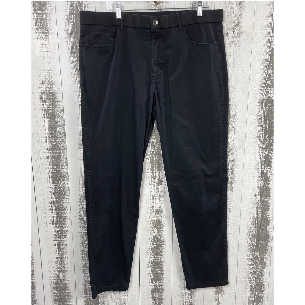 Greyson Pants Mens 38x32 Black Stretch Performance Chino Golf Casual